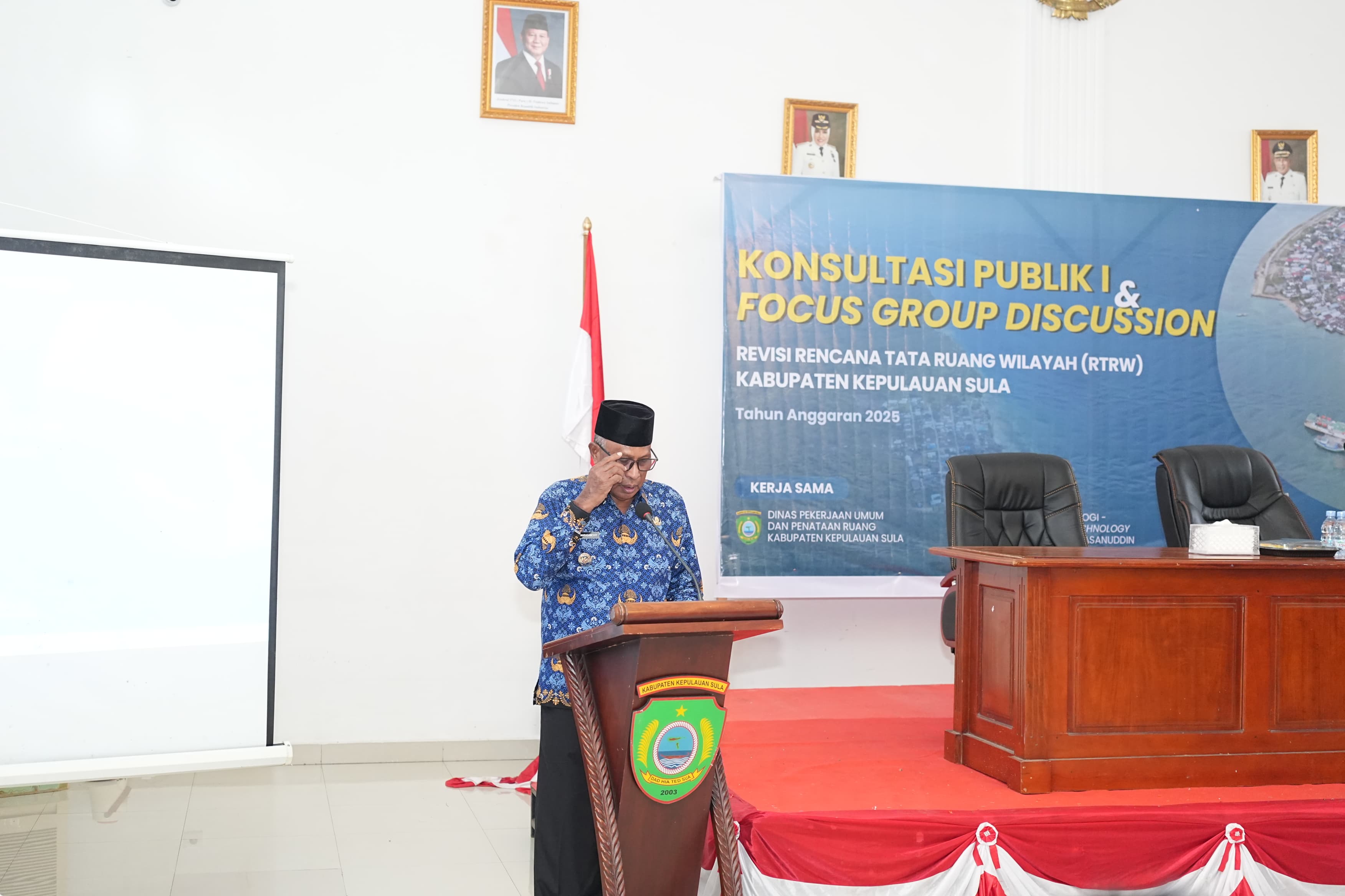 Wabup Sula Buka FGD Bahas RTRW