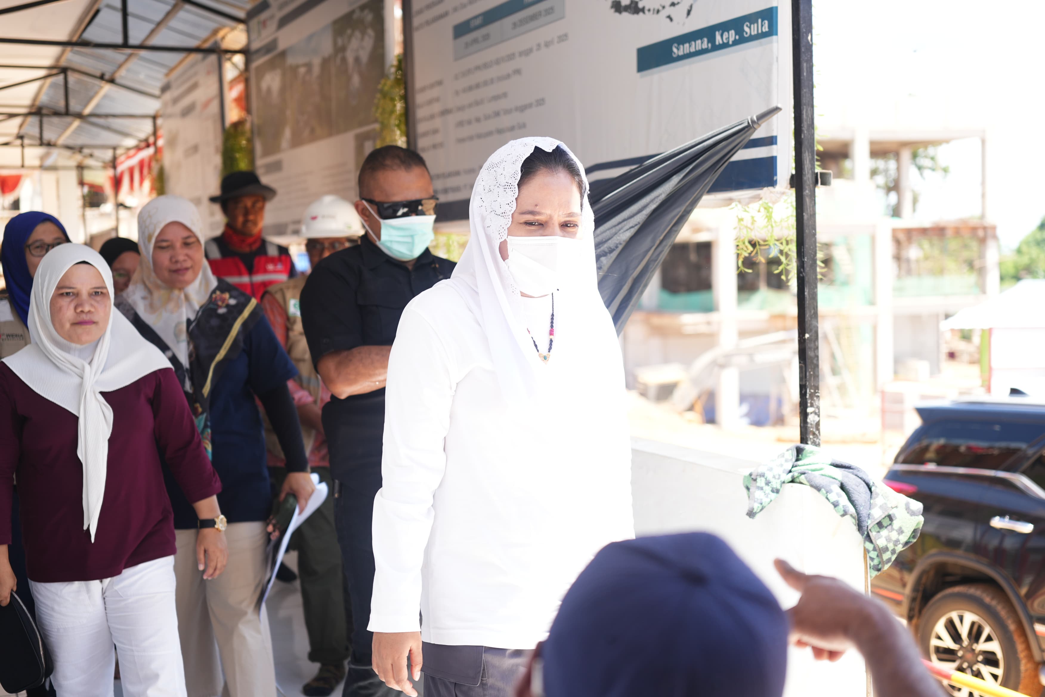 Bupati Kepulauan Sula Tinjau Progres Pembangunan RSUD Sanana Target Selesai Tepat Waktu 