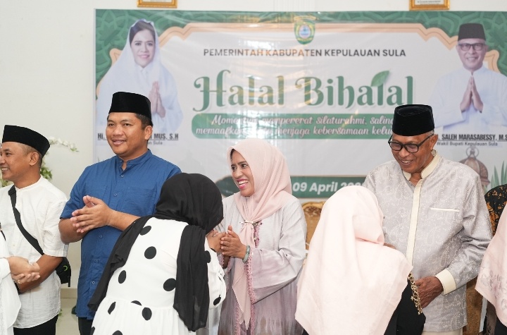 Jaga Persaudaraan Bupati Kepulauan Sula Gelar Halal Bihalal