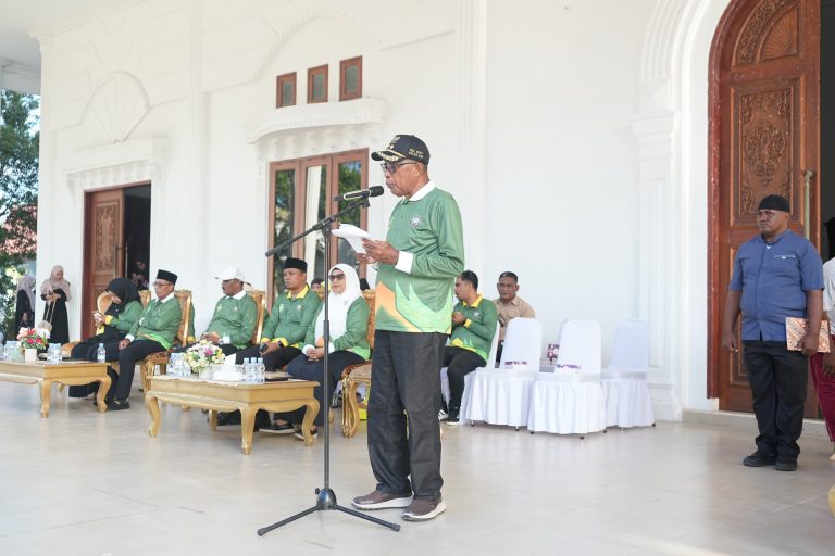 ‎Wakil Bupati M. Saleh Marasabbesy Lepas Peserta Pawai Ta’aruf Musabaqah Tilawatil Qur’an (MTQ)  ‎