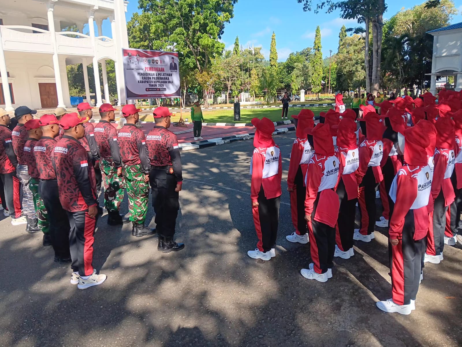 Pemda Kepulauan Sula Buka Diklat Paskibraka Tahun 2026